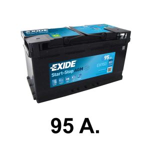 Batería AGM autocaravana 95 A. EXIDE